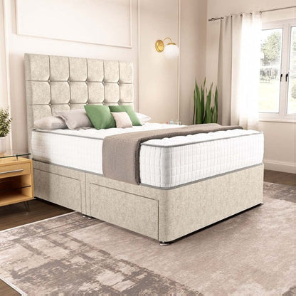 Oslo Divan Bed - Cream Naples