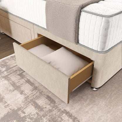 Oslo Divan Bed - Cream Naples