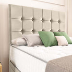 Oslo Divan Bed - Cream Plush Velvet