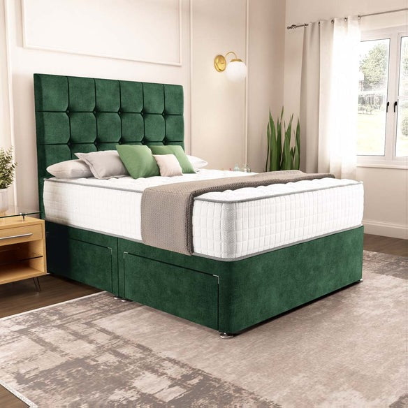 Oslo Divan Bed - Emerald Coniston