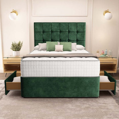 Oslo Divan Bed - Emerald Coniston
