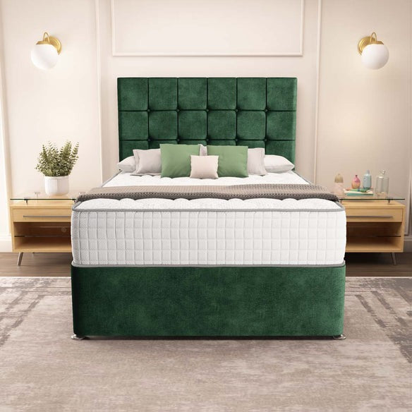 Oslo Divan Bed - Emerald Coniston