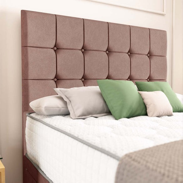 Oslo Divan Bed - Mauve Naples