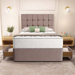 Oslo Divan Bed - Mauve Naples