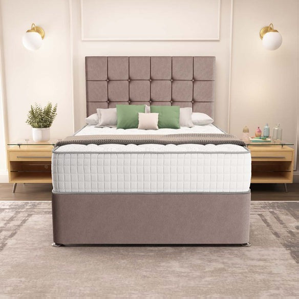 Oslo Divan Bed - Mauve Naples