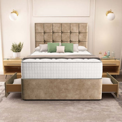 Oslo Divan Bed - Mink Coniston