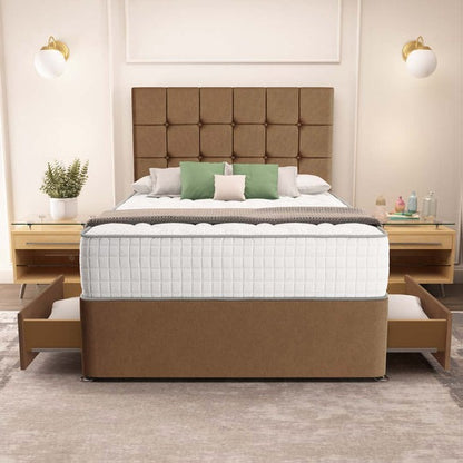 Oslo Divan Bed - Mink Naples