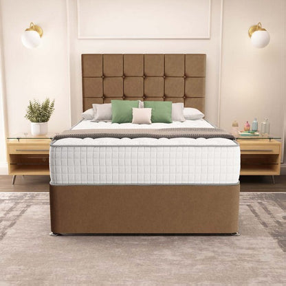 Oslo Divan Bed - Mink Naples