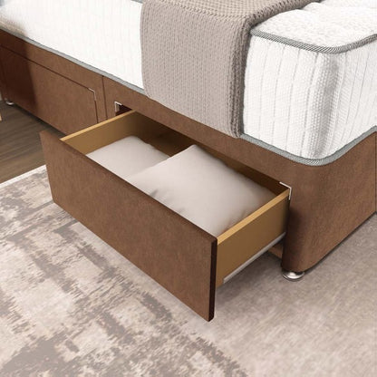 Oslo Divan Bed - Mink Naples