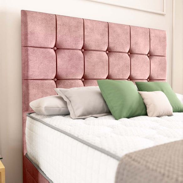 Oslo Divan Bed - Pink Coniston