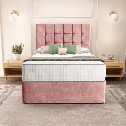 Oslo Divan Bed - Pink Coniston