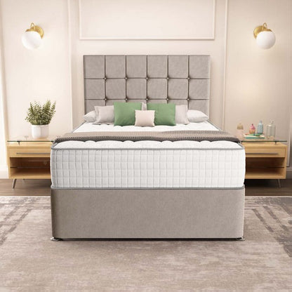 Oslo Divan Bed - Seal Grey Naples