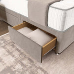 Oslo Divan Bed - Seal Grey Naples