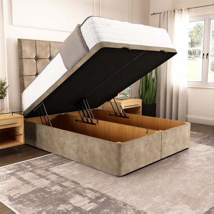 Oslo Ottoman Divan Bed - Mink Coniston