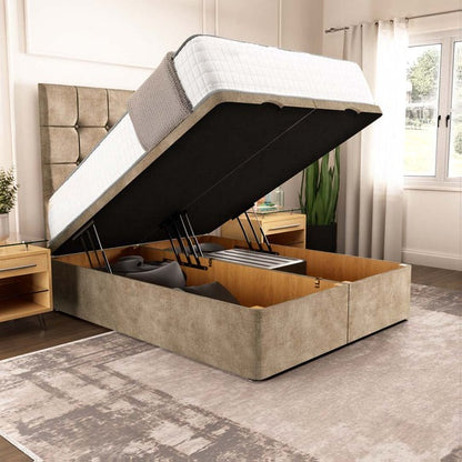 Oslo Ottoman Divan Bed - Mink Coniston