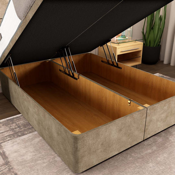 Oslo Ottoman Divan Bed - Mink Coniston