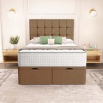 Oslo Ottoman Divan Bed - Mink Naples