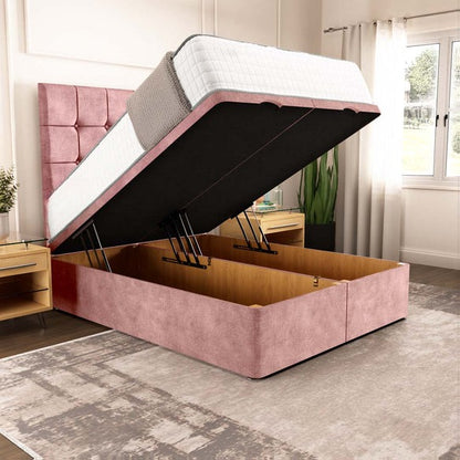 Oslo Ottoman Divan Bed - Pink Coniston