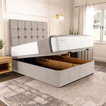 Oslo Ottoman Divan Bed - Seal Grey Naples