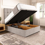 Oslo Ottoman Divan Bed - Seal Grey Naples