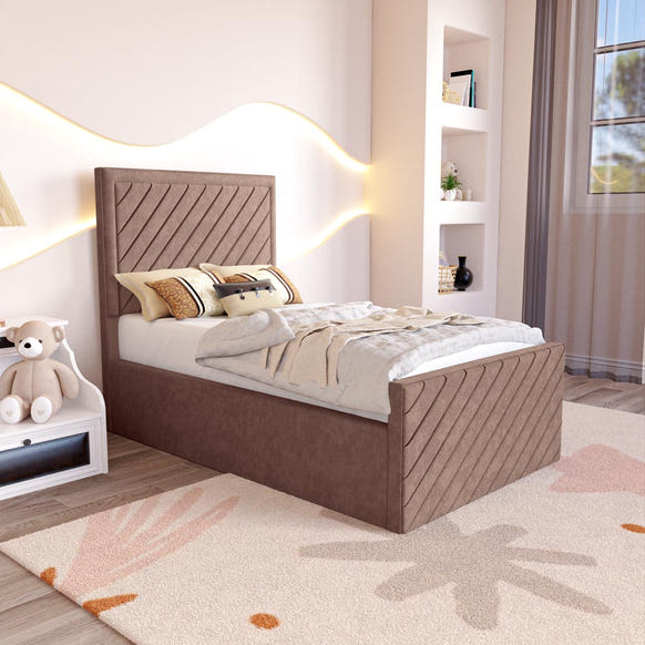 Oxford Kids Upholstered Bed - Mauve Naples