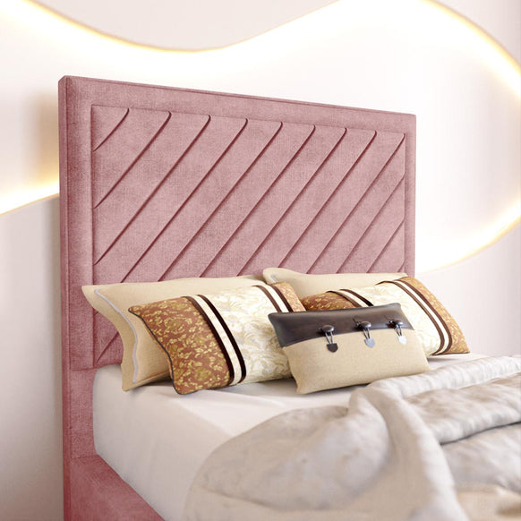 Oxford Kids Upholstered Bed - Pink Coniston