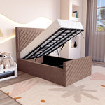 Oxford Kids Upholstered Ottoman Bed - Mauve Naples
