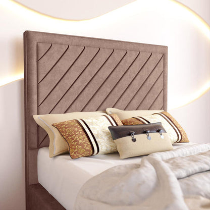 Oxford Kids Upholstered Ottoman Bed - Mauve Naples