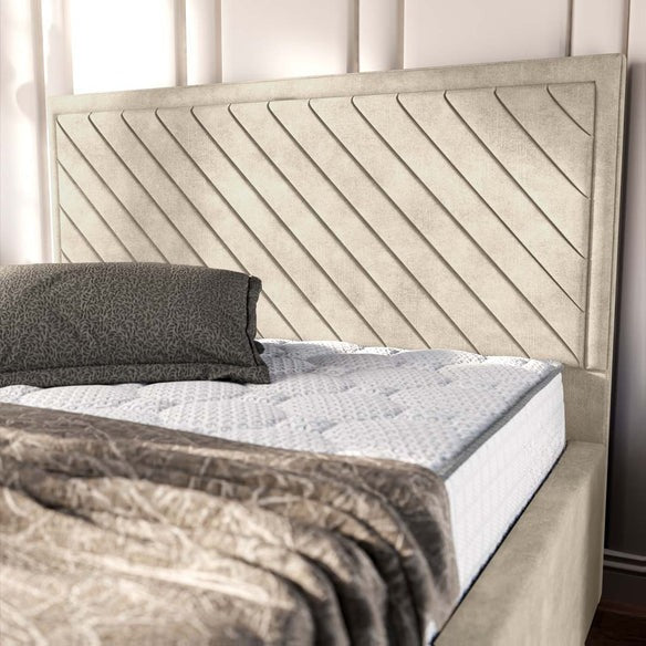 Oxford Upholstered Bed - Almond Coniston