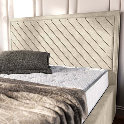 Oxford Upholstered Bed - Almond Coniston