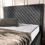 Oxford Upholstered Bed - Charcoal Coniston