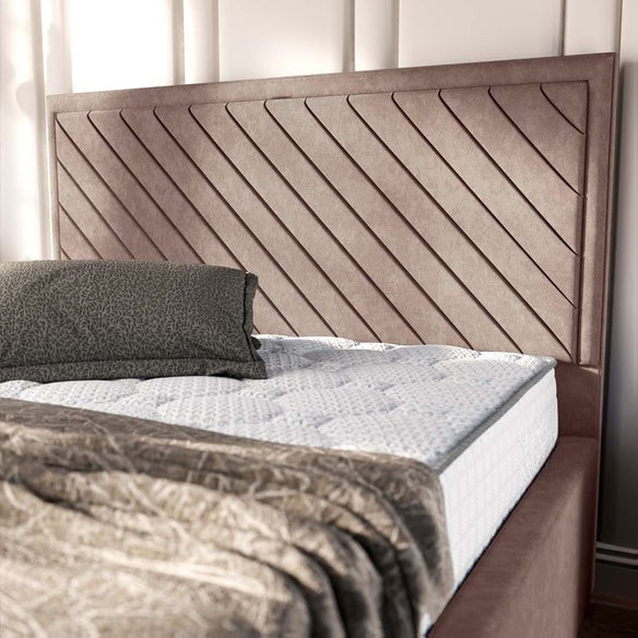 Oxford Upholstered Bed - Mauve Naples