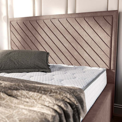 Oxford Upholstered Bed - Mauve Naples