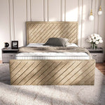 Oxford Upholstered Bed - Mink Coniston