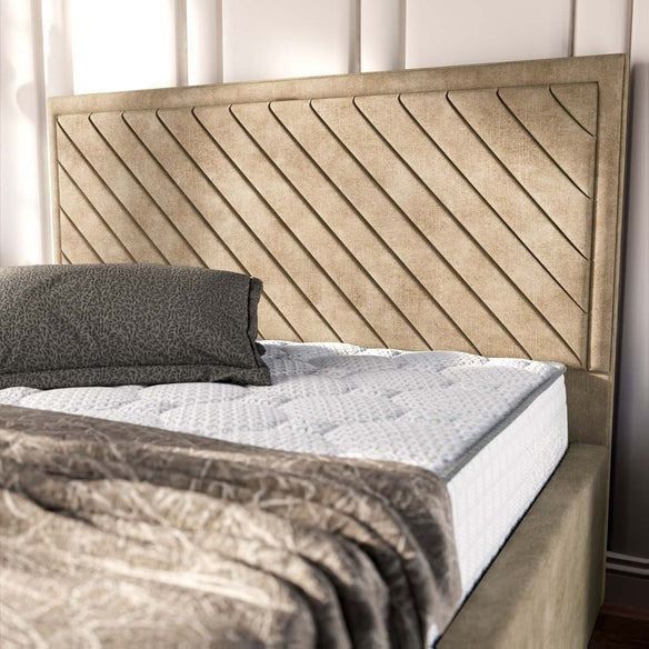 Oxford Upholstered Bed - Mink Coniston