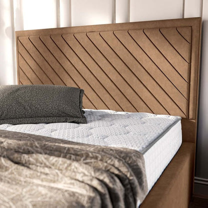 Oxford Upholstered Bed - Mink Naples