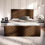 Oxford Upholstered Bed - Mocca Plush Velvet