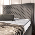 Oxford Upholstered Bed - Slate Grey Naples