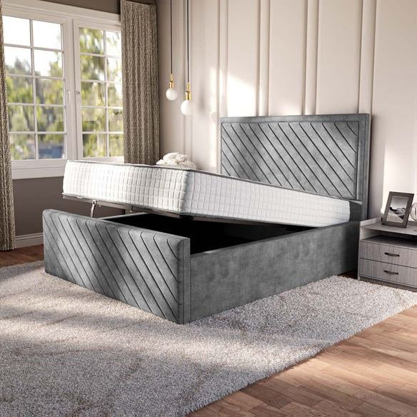 Oxford Upholstered Ottoman Bed - Armour Coniston