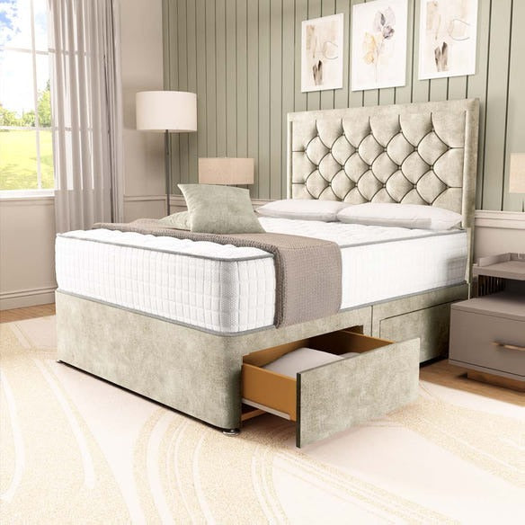Panama Divan Bed - Almond Coniston