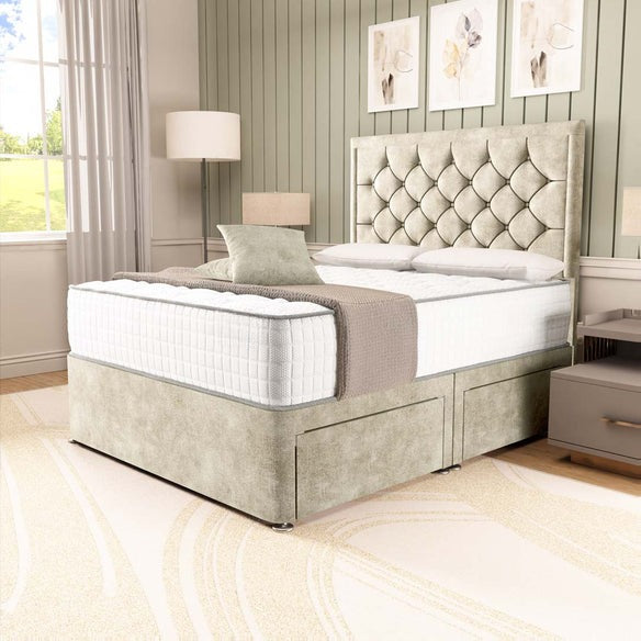 Panama Divan Bed - Almond Coniston