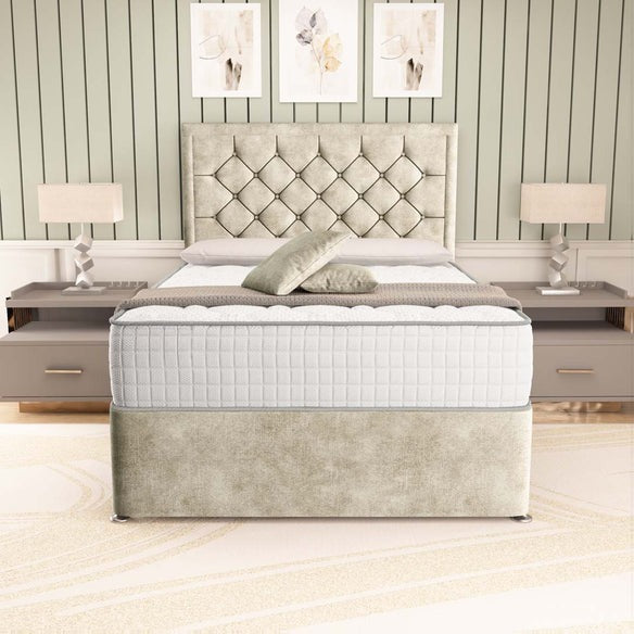 Panama Divan Bed - Almond Coniston