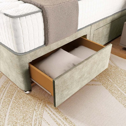Panama Divan Bed - Almond Coniston