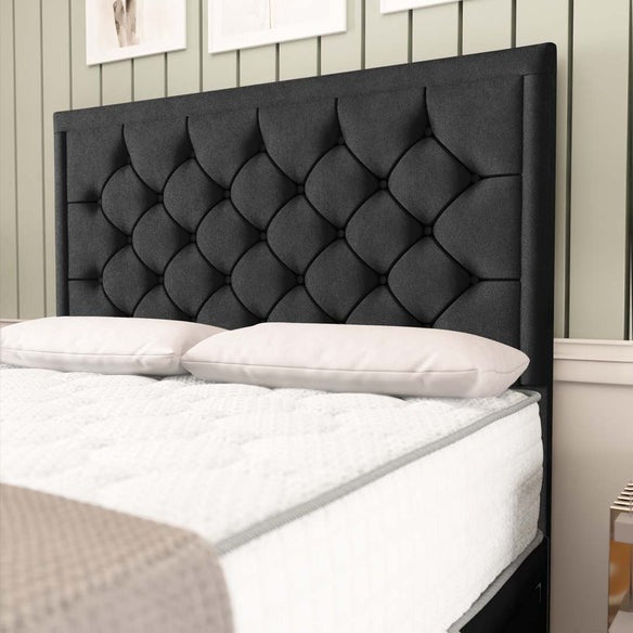 Panama Divan Bed - Black Naples
