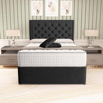 Panama Divan Bed - Black Naples