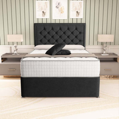 Panama Divan Bed - Black Naples