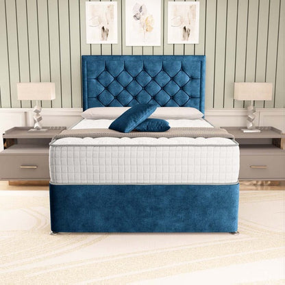 Panama Divan Bed - Blue Coniston