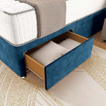 Panama Divan Bed - Blue Coniston