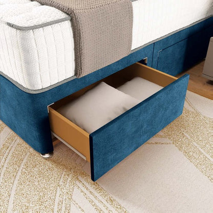 Panama Divan Bed - Blue Coniston