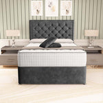 Panama Divan Bed - Charcoal Coniston